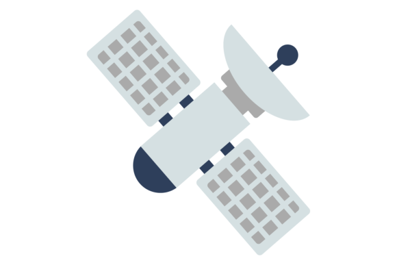 Download Planet Satellite Icon. Color Space Craft - Icon Collection