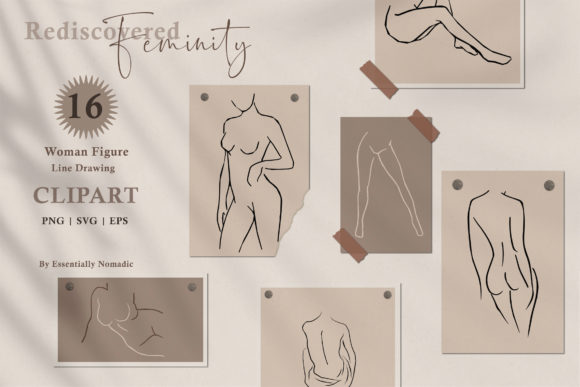 Download Woman Nude Line Drawing Clipart - Man Collection