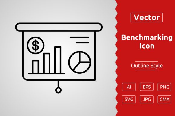 Download Vector Benchmarking Outline Icon - Icon Collection