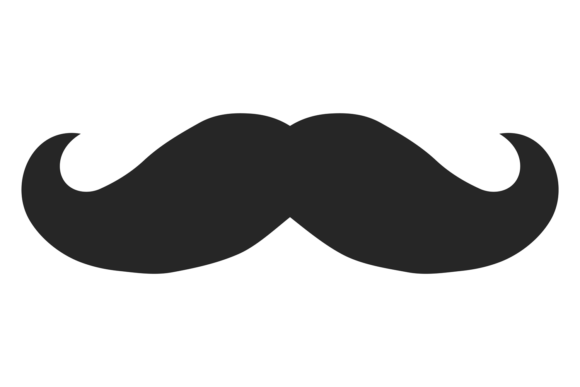 Download Moustaches Black Icon. Male Symbol. Retr - Icon Collection