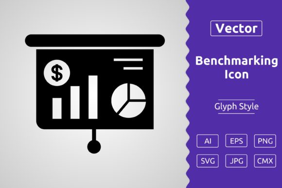 Download Vector Benchmarking Glyph Icon - Icon Collection