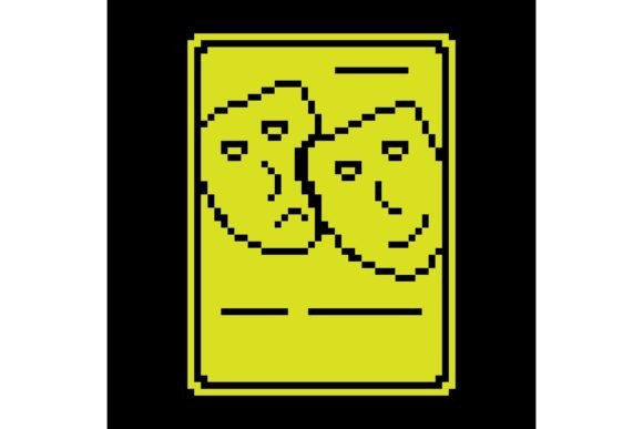 Download Pixel Silhouette Icon. Theatrical Advert - Icon Collection