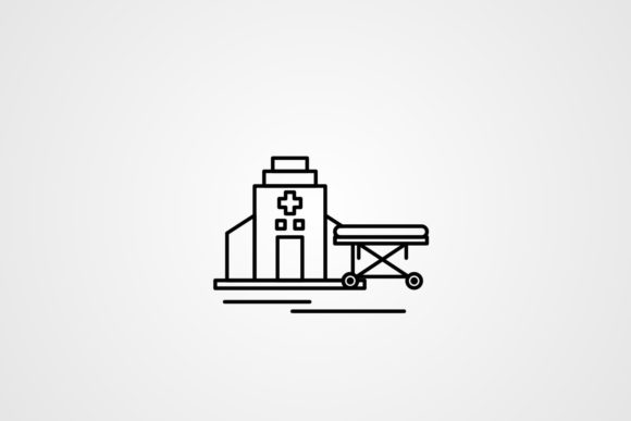 Download Vector Emergency Clinic Line Icon - Icon Collection