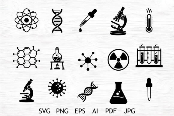 Download Science Icons SVG Bundle Collection - Icon Collection