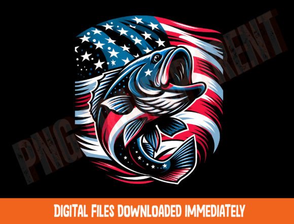 Download Cool Fishing for Men Women, American Png - Cool Collection