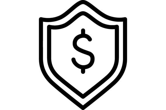 Download Money Protection Line Icon. Deposit Insu - Icon Collection