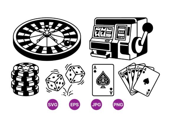 Download Casino Game Icon Vector Set - Icon Collection