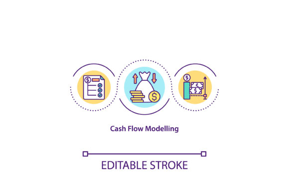 Download Cash Flow Modelling Concept Icon - Icon Collection