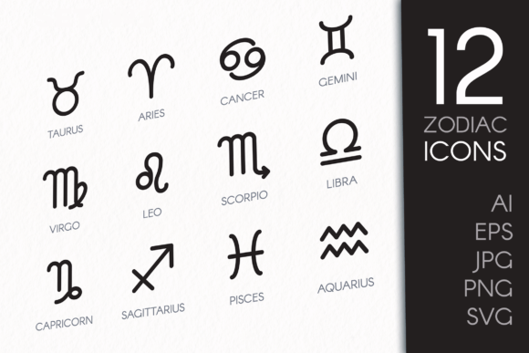 Download Zodiac Icons Set - Icon Collection