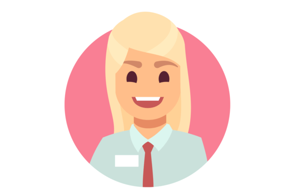 Download Corporate Female Worker Avatar. Woman Ro - Man Collection
