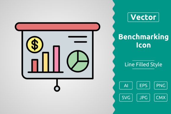 Download Vector Benchmarking Filled Outline Icon - Icon Collection