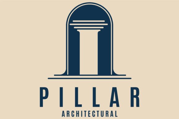 Download Pillar Ancient Logo Icon Vector - Icon Collection