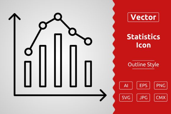 Download Vector Statistics Outline Icon Design - Icon Collection