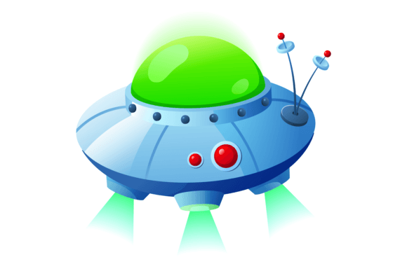 Download Alien Spaceship Icon. Cartoon Ufo Ship. - Icon Collection