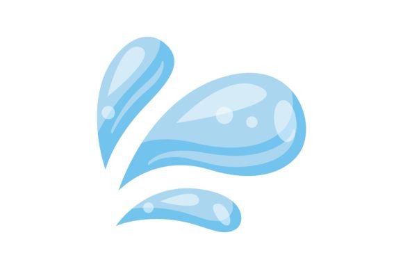 Download Water Splash Flat Icon. Vector Illustrat - Icon Collection