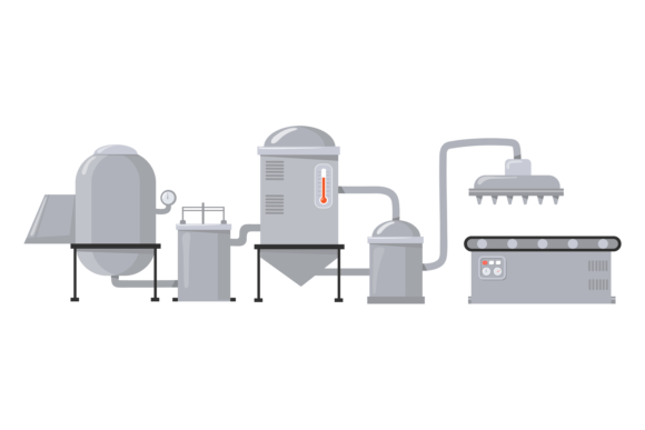 Download Manufacturing Line. Cartoon Industry Mac - Man Collection