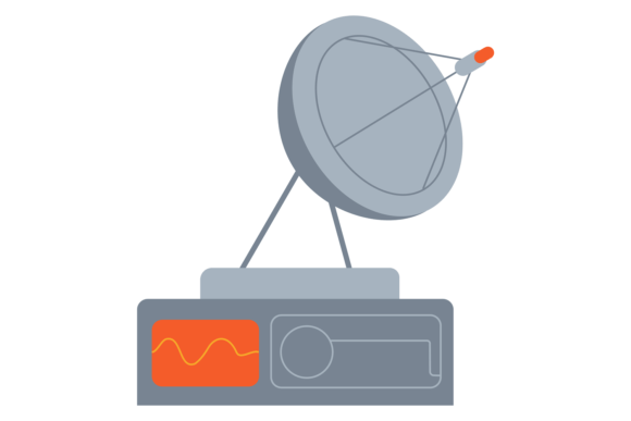 Download Satellite Dish Antenna Icon. Radar Symbo - Icon Collection