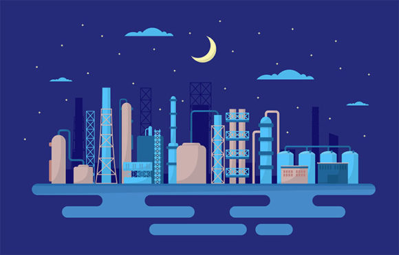 Download Night Industrial Factory Manufacturing - Man Collection