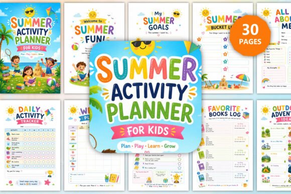 Download Summer Activity Planner for Kids - Activity Collection