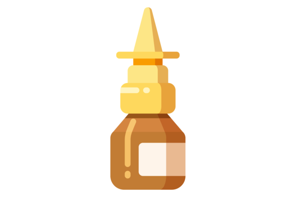 Download Nasal Spray Icon. Medical Flu Color Trea - Icon Collection